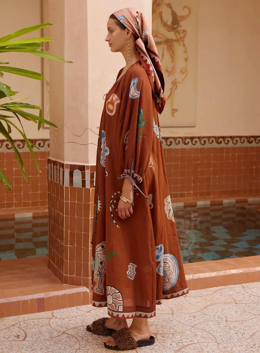 Alemais LAURENCE TIE FRONT SHIRTDRESS - 16 AU/UK (12 US) for rent on The Volte - main image