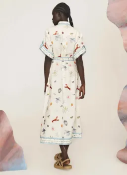 Alemais SANDY EMBROIDERED SHIRTDRESS - 16 AU/UK (12 US) for rent on The Volte - image 4