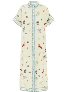 Alemais SANDY EMBROIDERED SHIRTDRESS - 16 AU/UK (12 US) for rent on The Volte - image 6