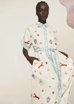 Alemais SANDY EMBROIDERED SHIRTDRESS - 16 AU/UK (12 US) for rent on The Volte - image 5