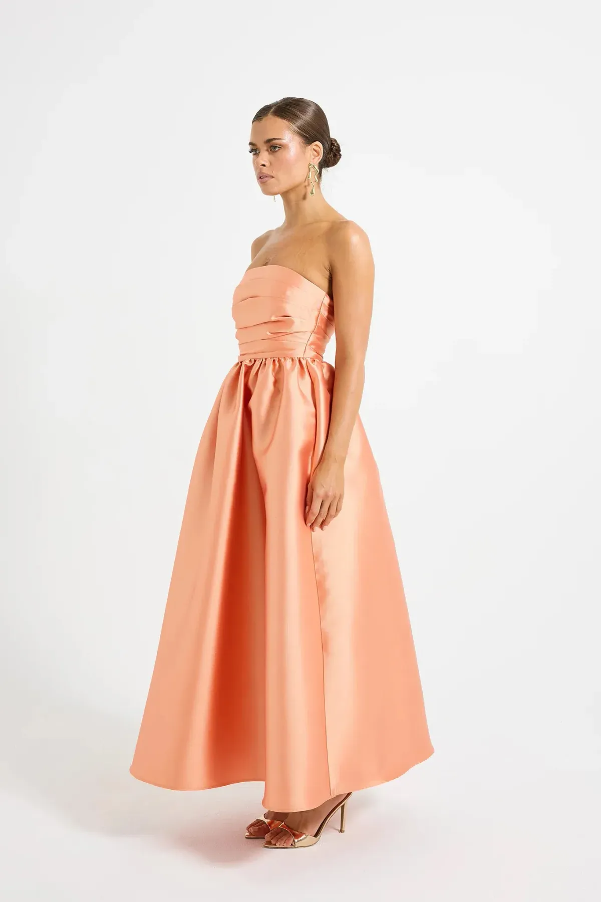 PASDUCHAS Pippa Strapless Midi Dress Size 14 - Image 2