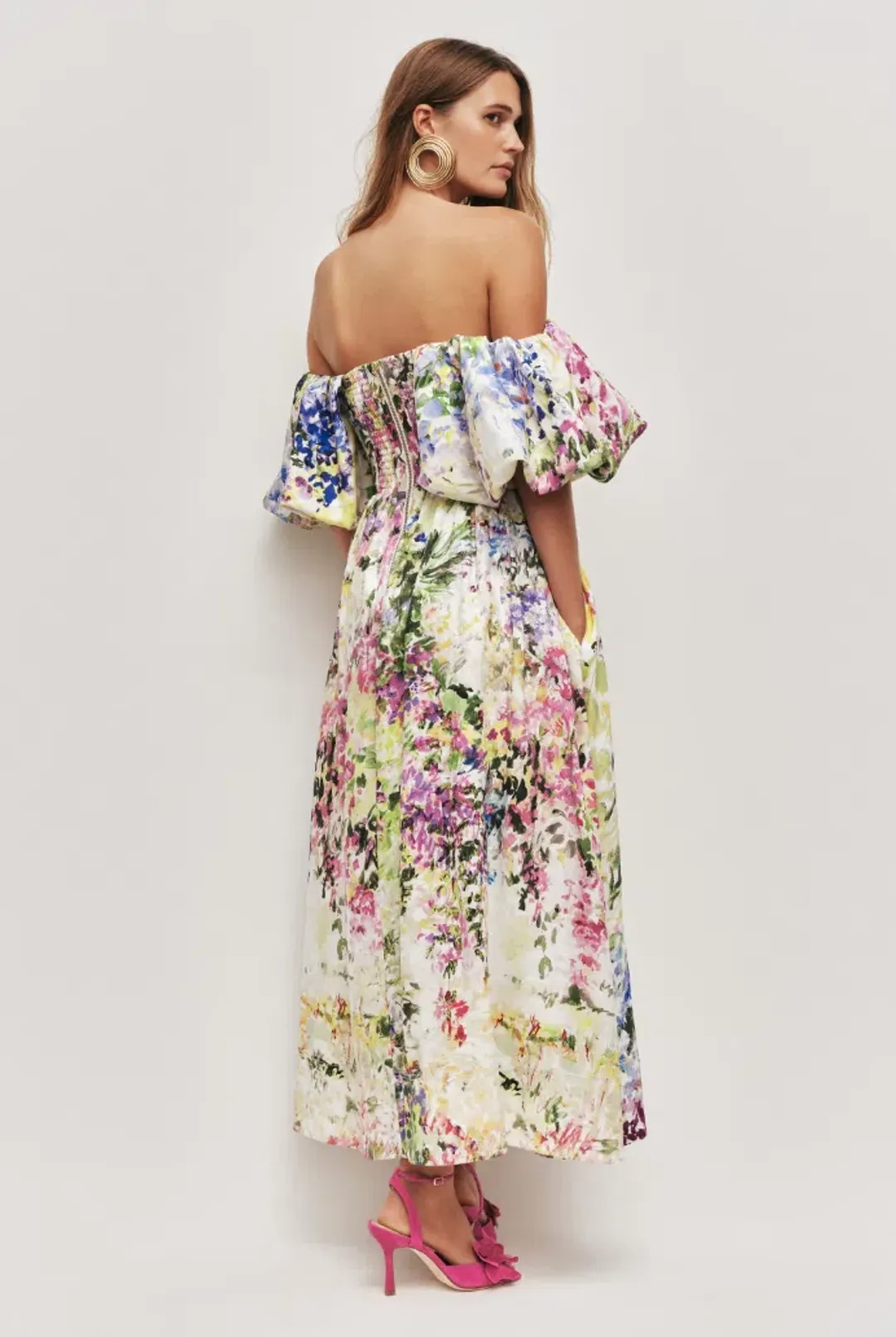AJE Adina Midi Dress 8 for rent on The Volte - main image