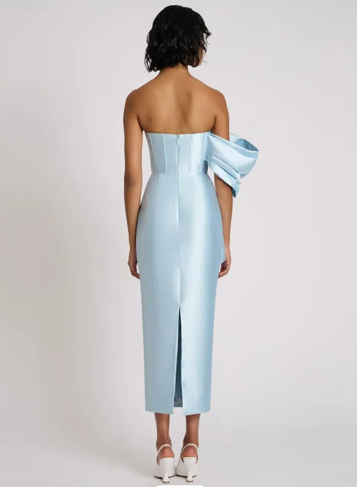 Eliya The Label Light Blue Maisie Dress Midi - Size 12 - Image 4
