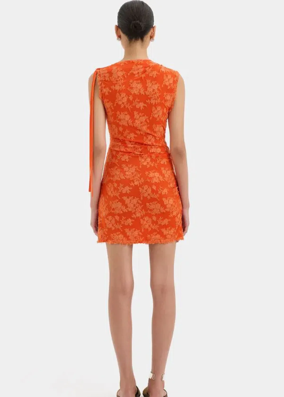 Sir Blanca Mini Dress in Tangerine Size 1/8 - Image 2