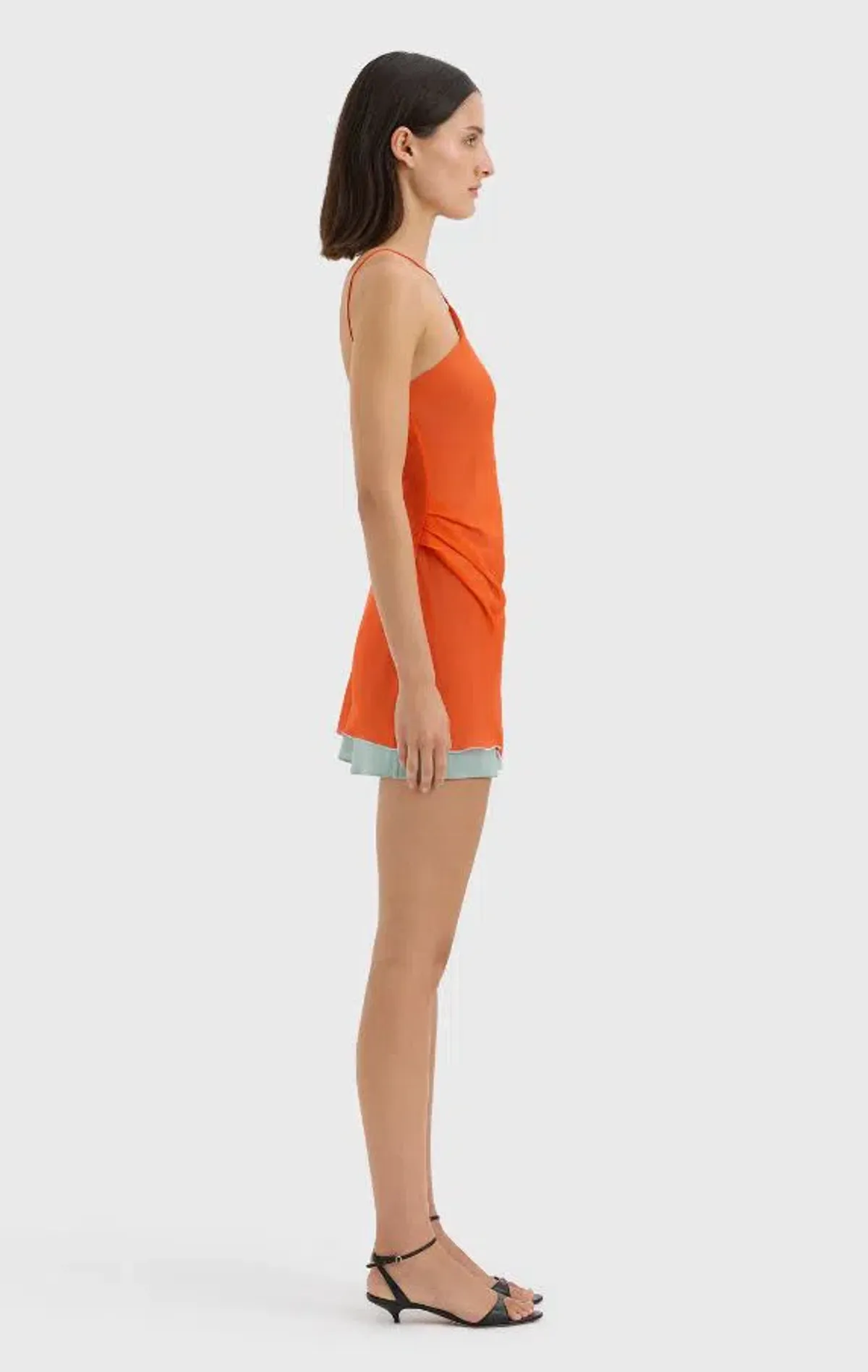 Sir Danica Tie Mini in Tangerine Size 1/8 - Image 4
