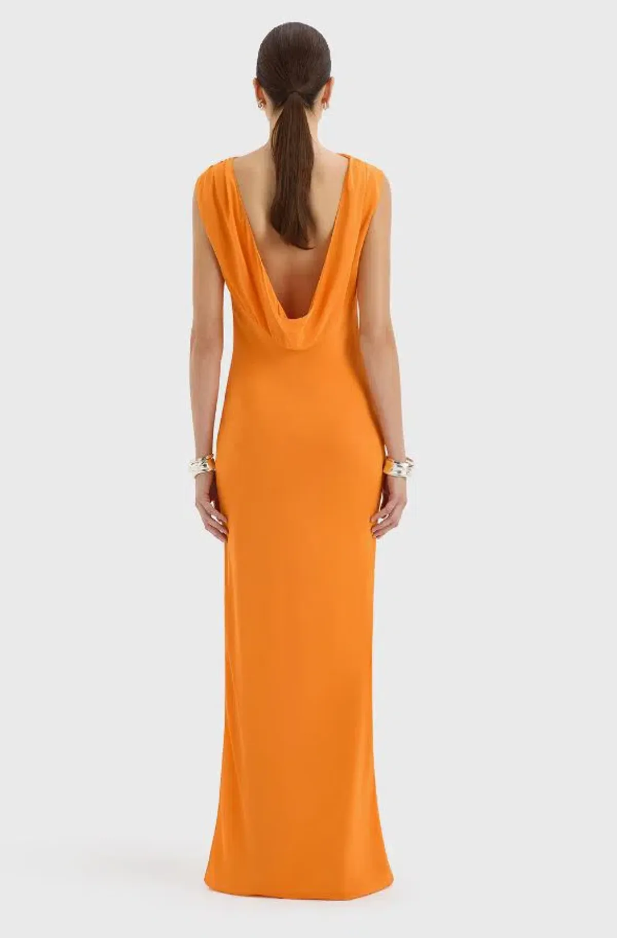 Sir Isla Cowl Back Gown Size 10 - Image 3