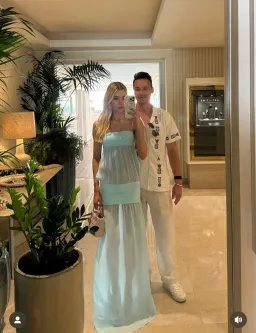 Ance Gria Romeo Gown in Aqua Blue size S / 8 AU for rent on The Volte - image 9