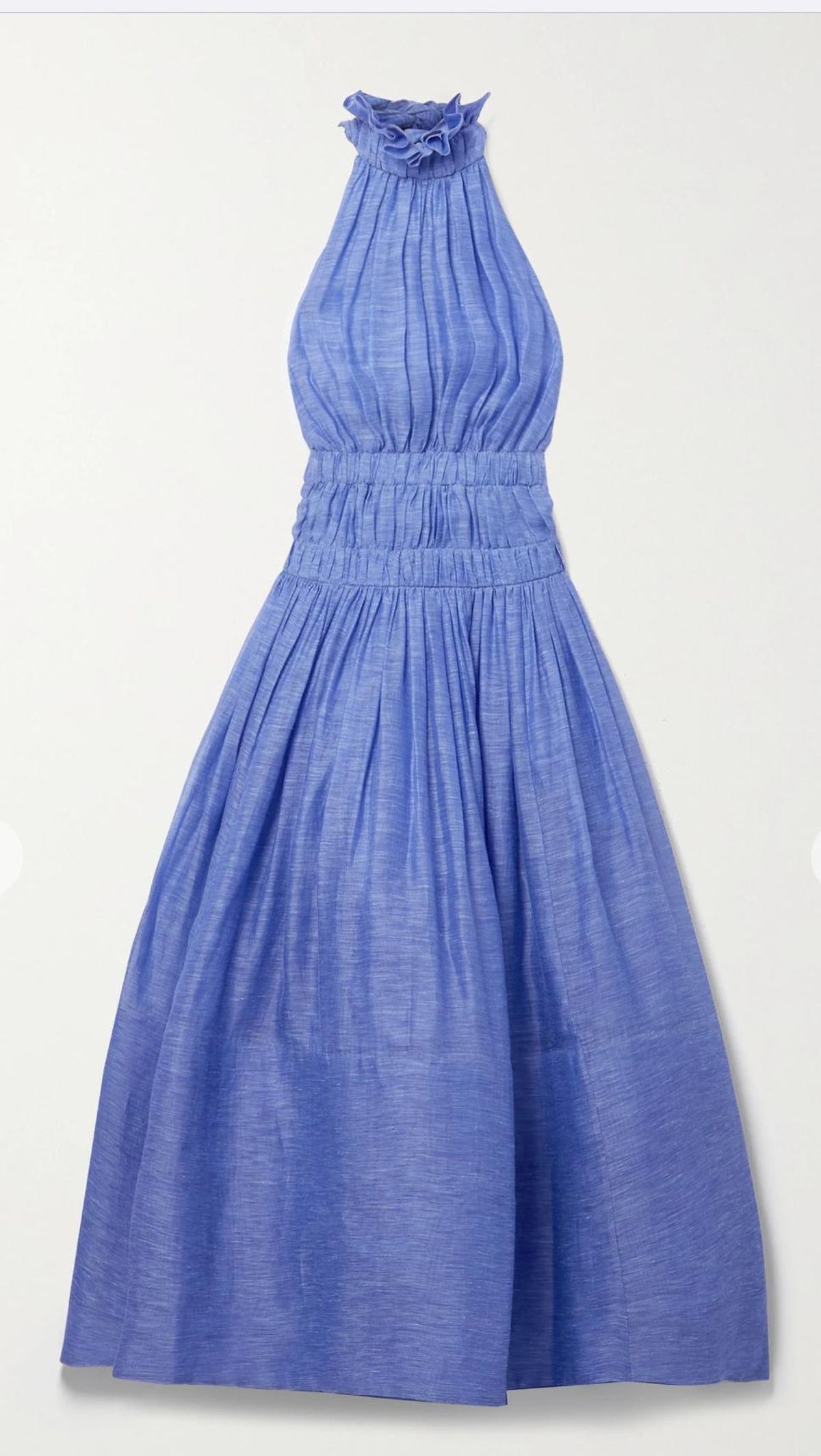 Zimmermann Luminous Halter Gown Cornflower Blue Size 0/ AU8 - Image 3