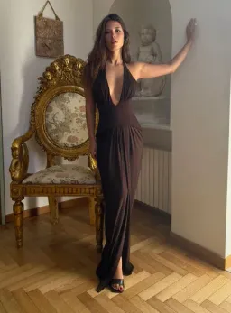 She is Olla Landon Gown Size 10 for rent on The Volte - image 1