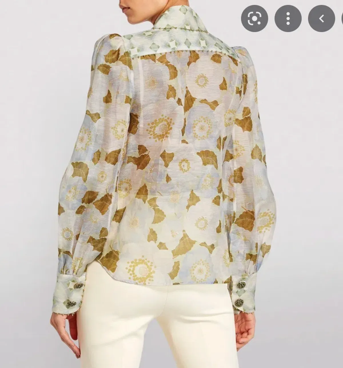 Zimmermann Tempo Blouse Floral Size 0 - Image 2