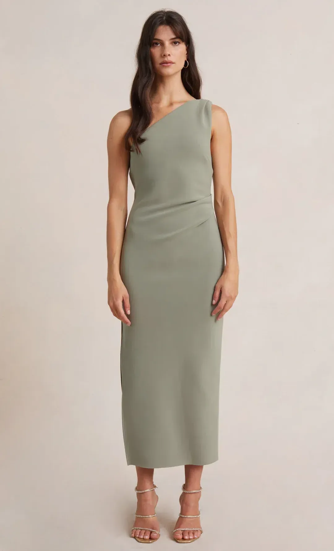 Bec & Bridge BE MINE ASYM DRESS SAGE 8 for rent on The Volte - main image