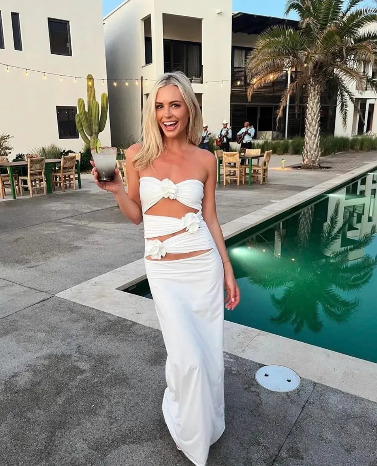 Maygel Coronel Veranera Maxi White size OS for rent on The Volte - main image