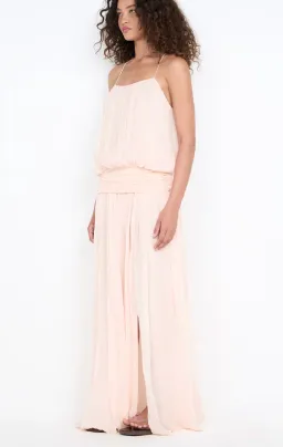 Bec & Bridge, Camille BLOUSON DRESS, Maxi, Peach, size 8 for rent on The Volte - image 2