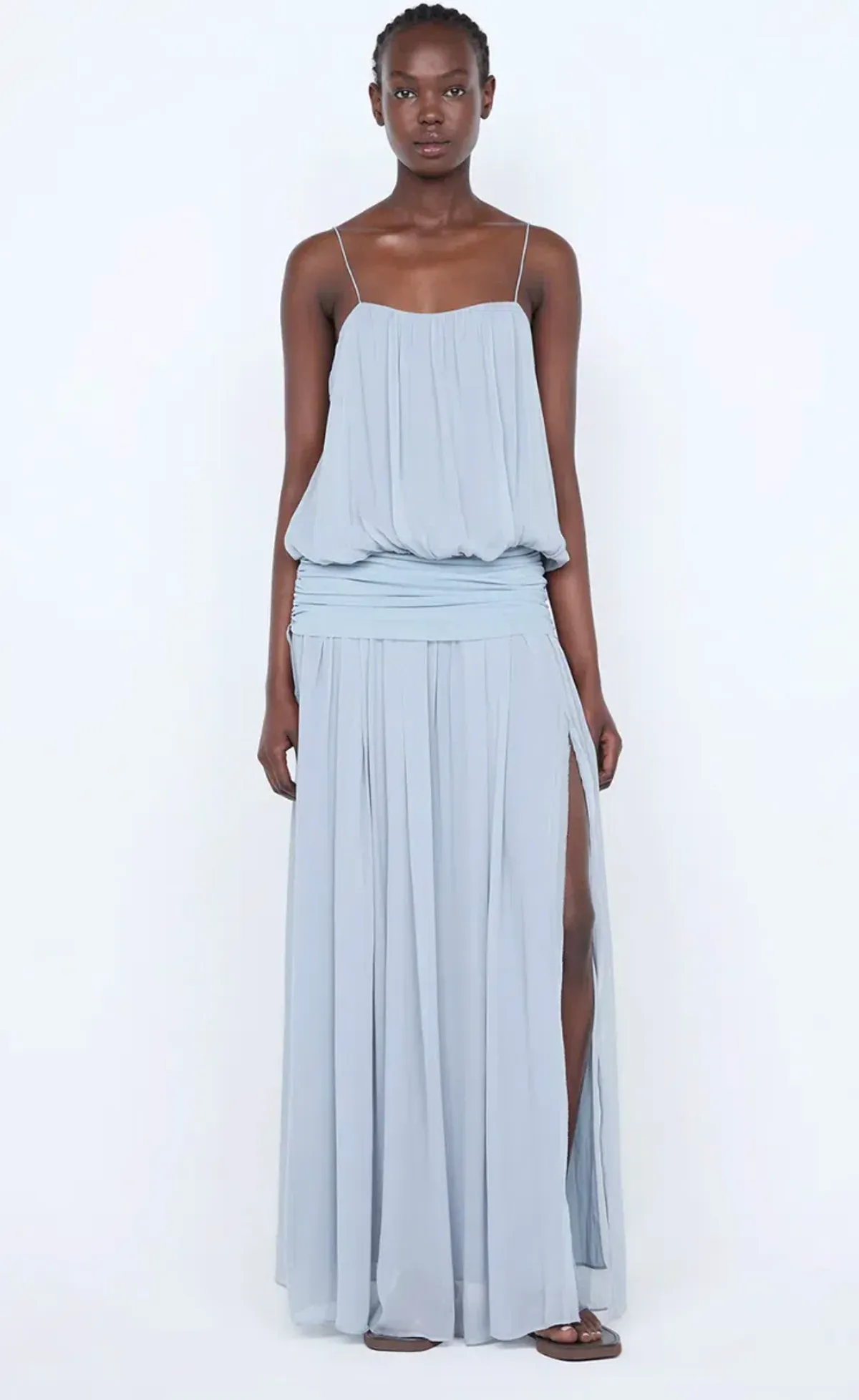 Bec & Bridge, Camille BLOUSON DRESS, Maxi, Cloud Blue, size 8 - Image 3