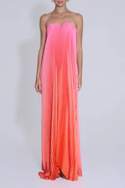 Lidee Woman Black Tie Gown / Sunset Ombre / Size 10 for rent on The Volte - image 1