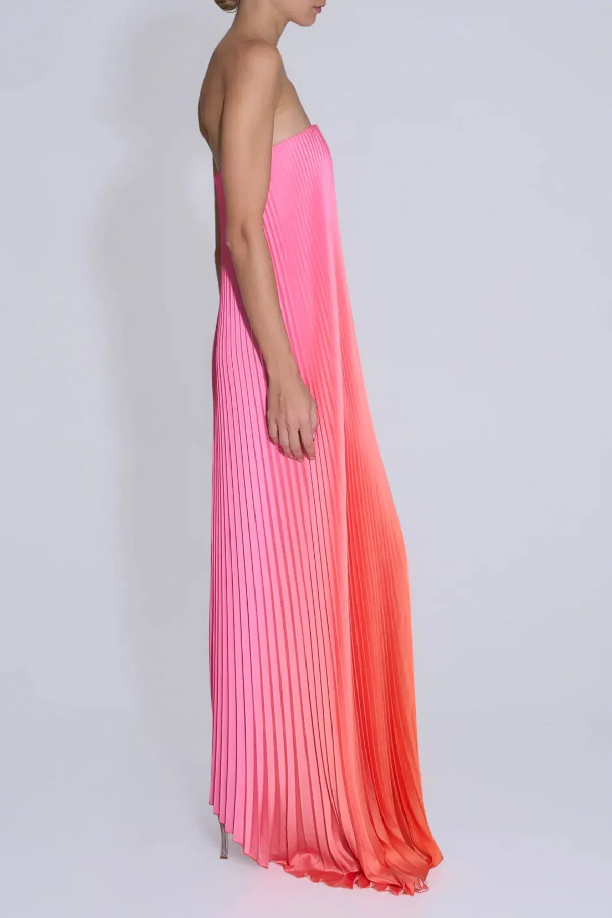 Lidee Woman Black Tie Gown / Sunset Ombre / Size 10 - Image 2