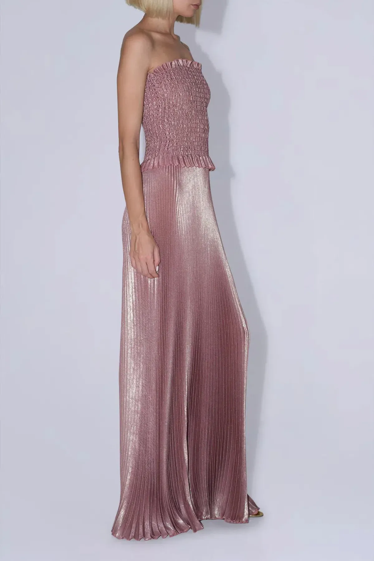 Maya Gown / Rose Quartz Shimmer / Size 10 - Image 1