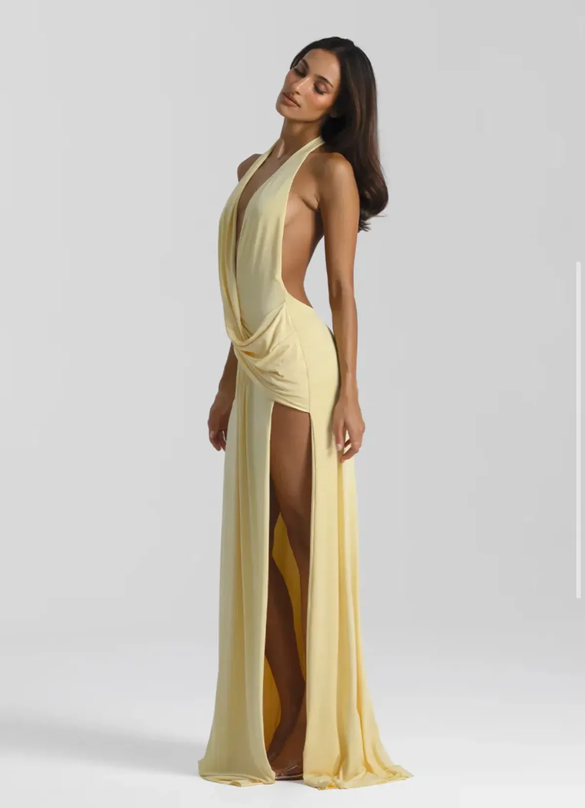 Natalie Rolt Winona Gown Yellow Size 1/8 - Image 2