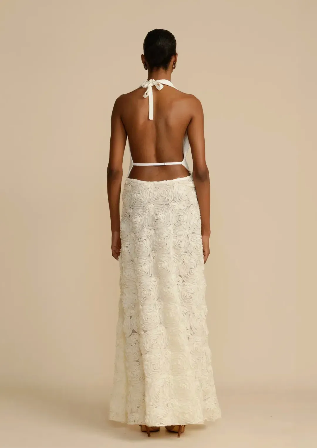 ARCINA ORI ADRIANA DRESS IVORY size M for rent on The Volte - main image