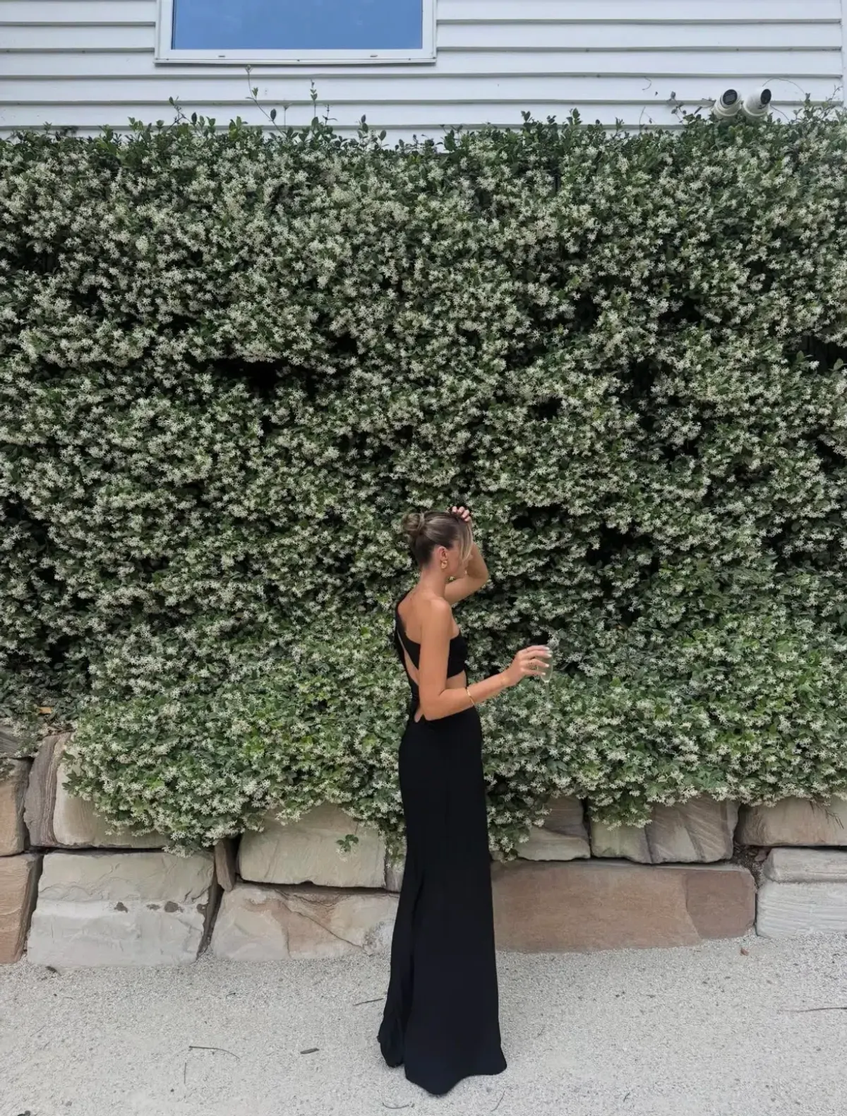MISHA Collection Demi Dry Cut Out Solstice Hardware Maxi Dress in Black Size M / 10 AU - Image 2