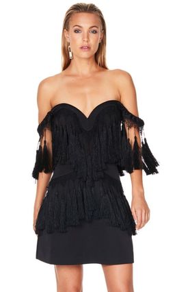 Talulah Chances tassel mini dress size 12 for rent on The Volte - image 3