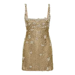 Rachel Gilbert Solana Mini in Gold Size 8 for rent on The Volte - image 1