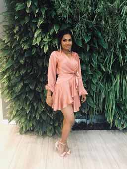 Sheike Eden Dress Rose size 6-8 for rent on The Volte - image 6