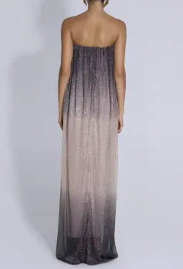 L'idee Dante Maxi Dress Smoke Lurex - 10 for rent on The Volte - image 4