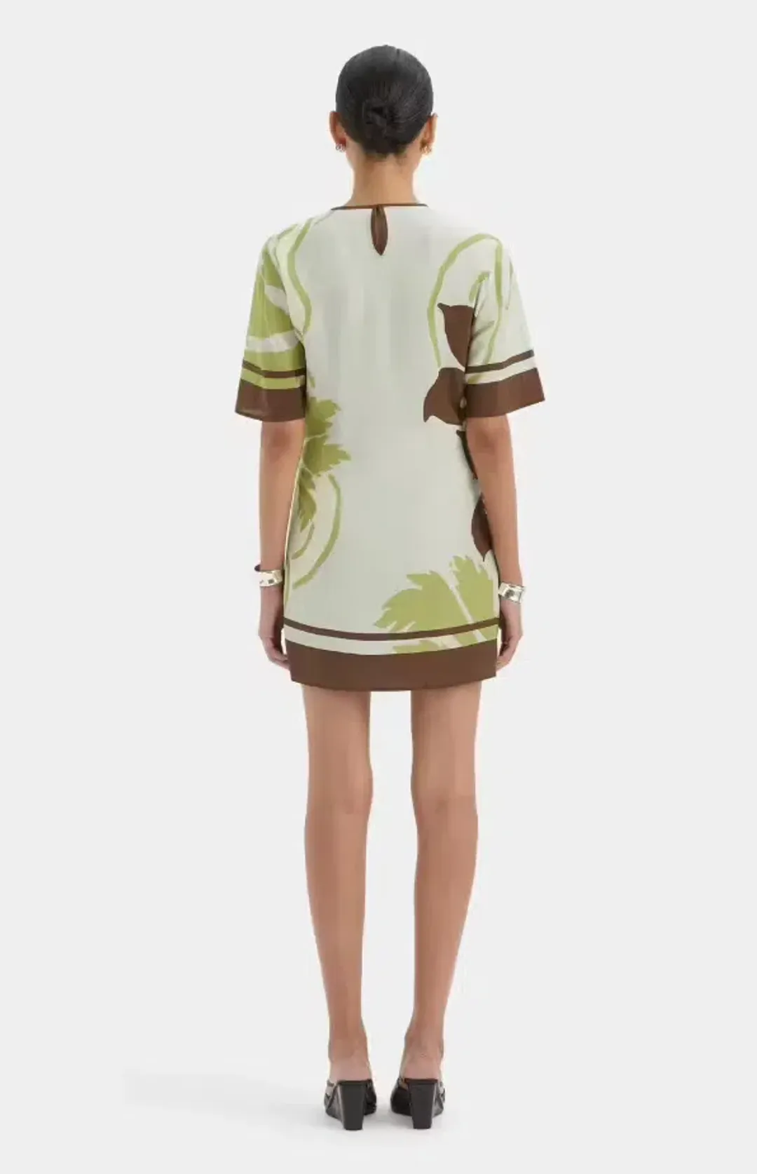 Sir Amaia Mini Dress in Floral Vine Size 10 for rent on The Volte - main image