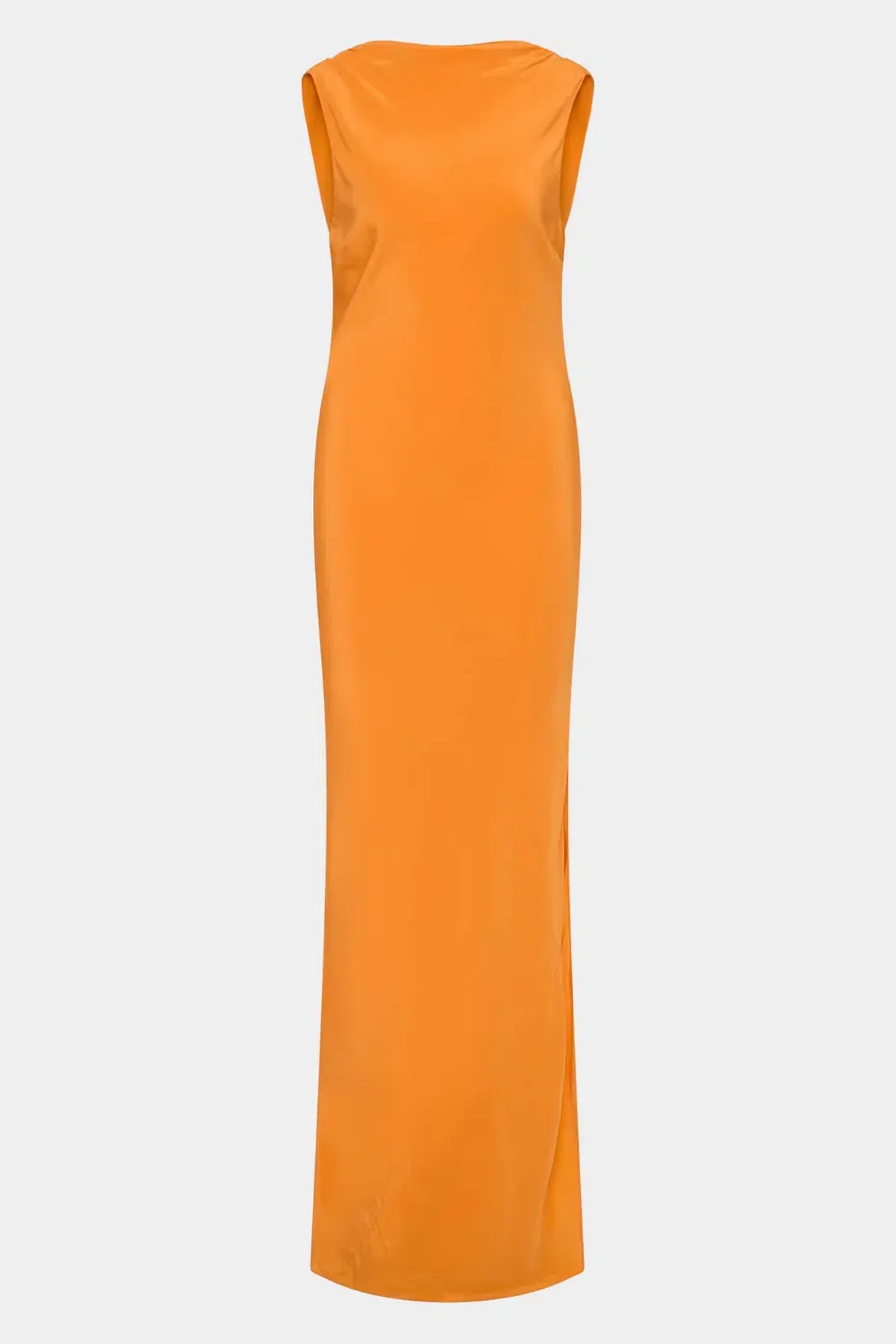 Sir Isla Cowl Back Gown in Orange Size 6 - Image 4