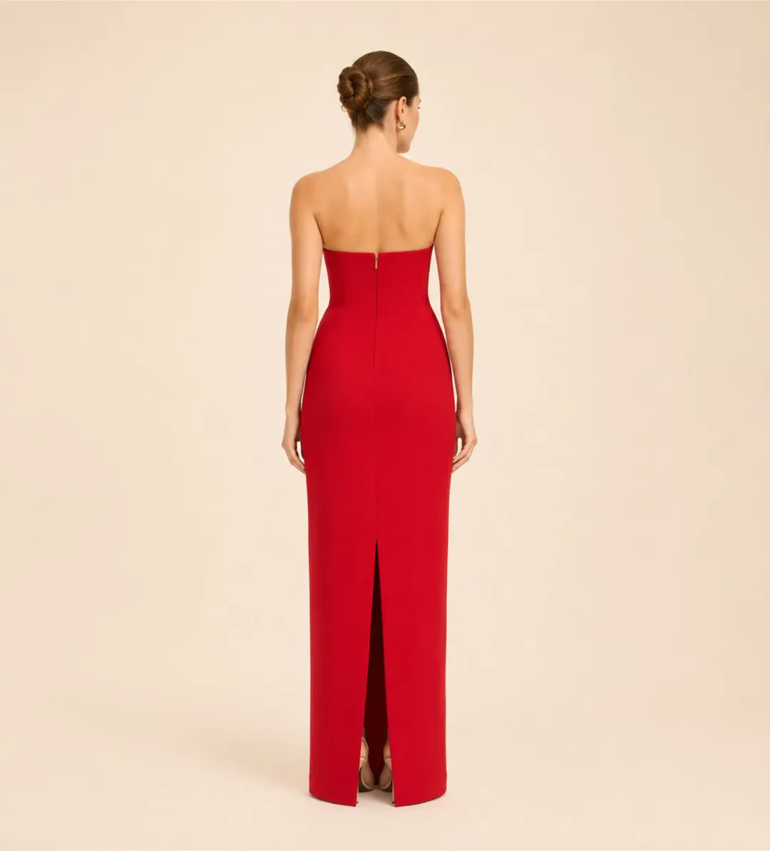 Rachel Gilbert Tessa Gown in Red Size AU8 for rent on The Volte - main image