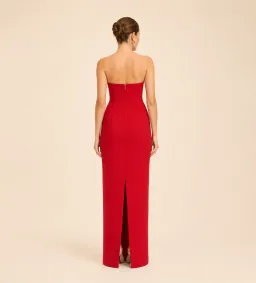 Rachel Gilbert Tessa Gown in Red Size AU8 for rent on The Volte - image 2