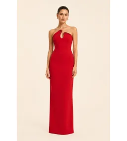 Rachel Gilbert Tessa Gown in Red Size AU8 for rent on The Volte - image 1