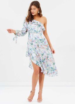 Talulah - floral mist midi dress size M for rent on The Volte - image 1