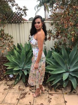 Talulah - floral mist midi dress size M for rent on The Volte - image 2