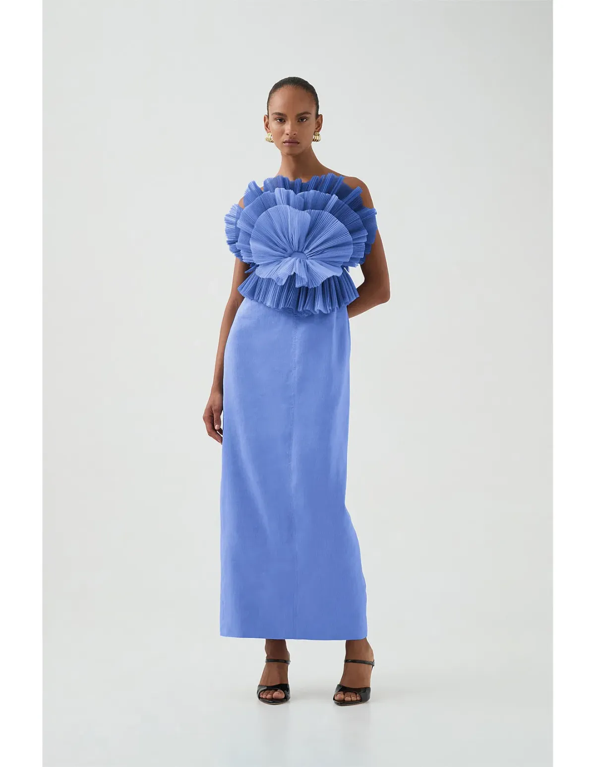 Aje / Kira Midi Dress / Ocean Wave / Size 12 - Image 1