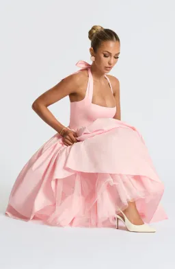 Babyboo Cressida Midi Dress in Blush Size AU8 for rent on The Volte - image 3