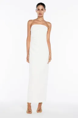 Manning Cartell Fast Forward Strapless Midi Dress in White Size AU8 for rent on The Volte - image 1