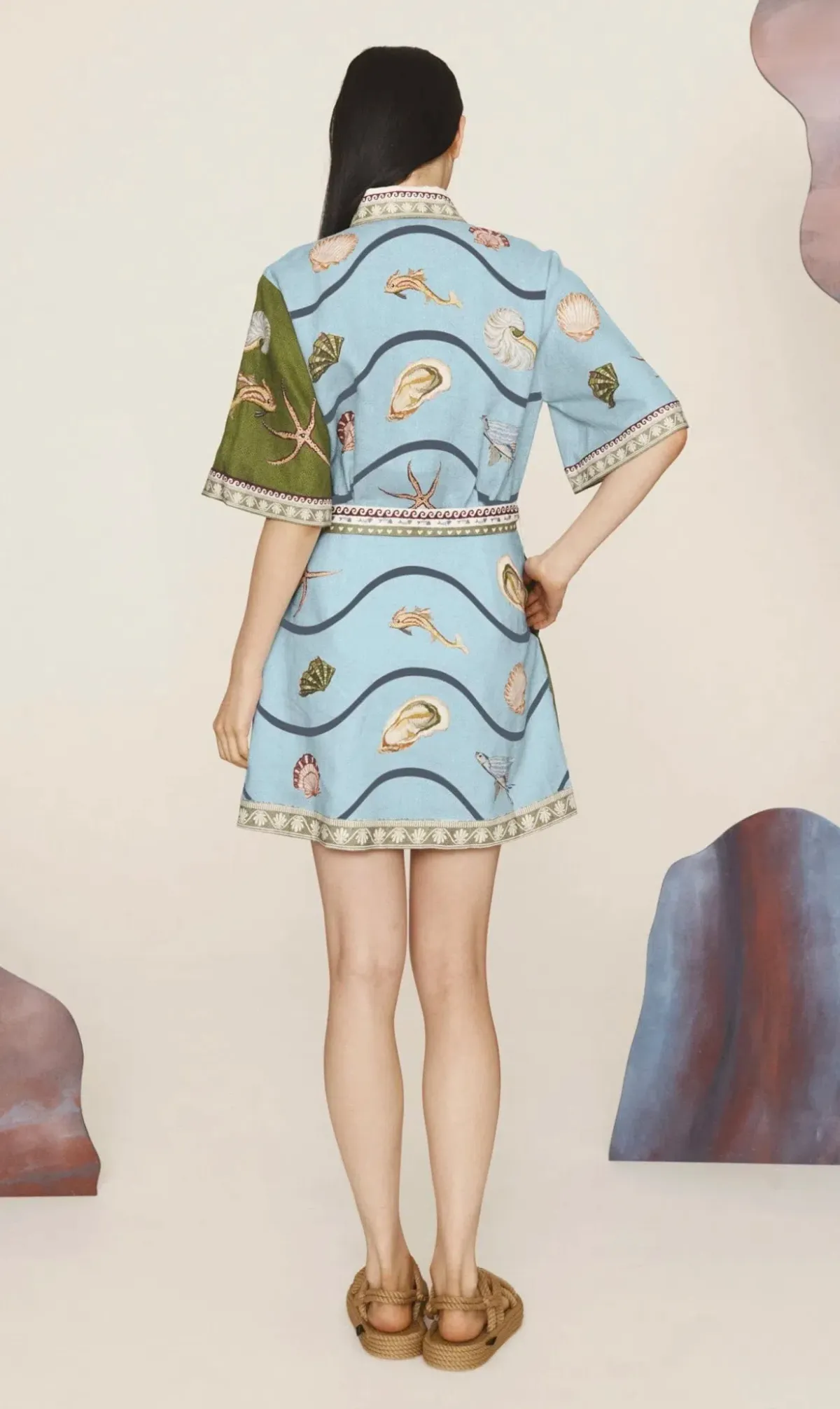 Alemais Bath House Mini Dress size 12 - Image 2