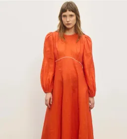 ALEMAIS Contessa Long Sleeve Midi Dress for rent on The Volte - image 1
