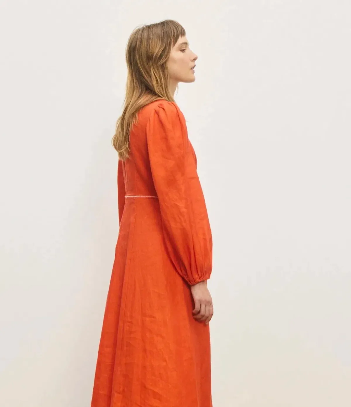 ALEMAIS Contessa Long Sleeve Midi Dress - Image 2