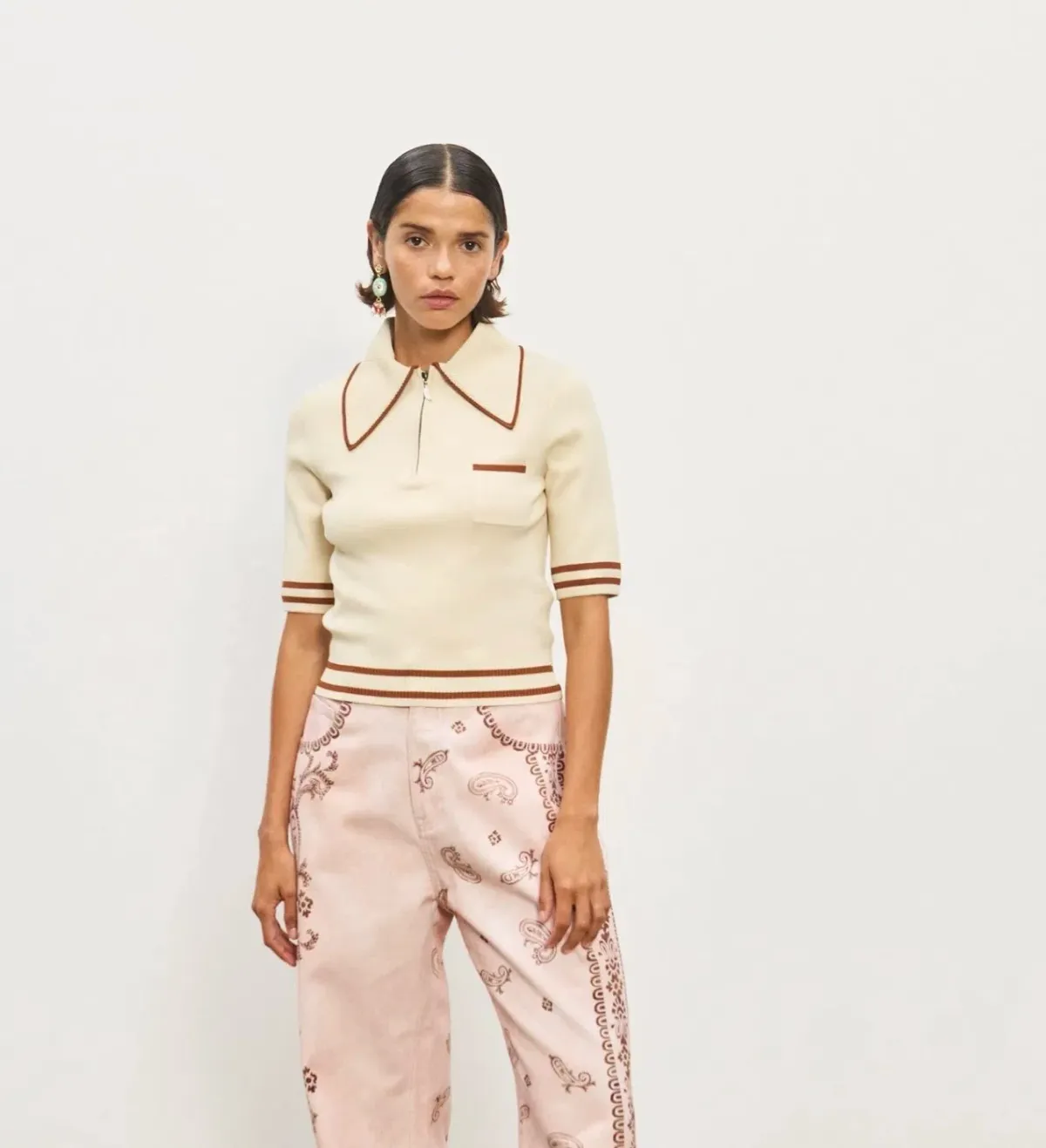 ALEMAIS Vito Skirt & Sora Knit Polo - Image 5