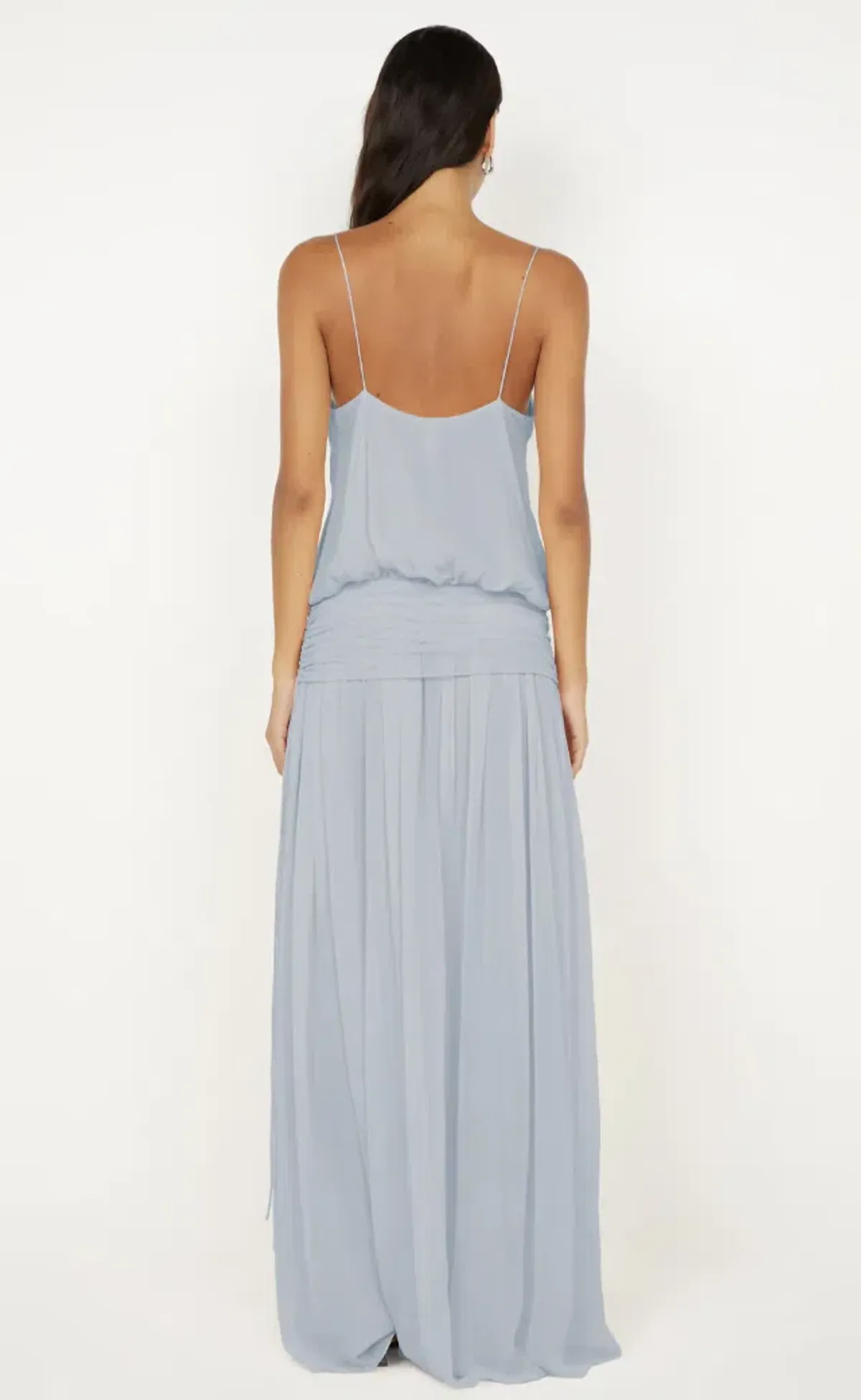 Bec & Bridge Camile Blouson Dress Cloud Blue - 10 - Image 3