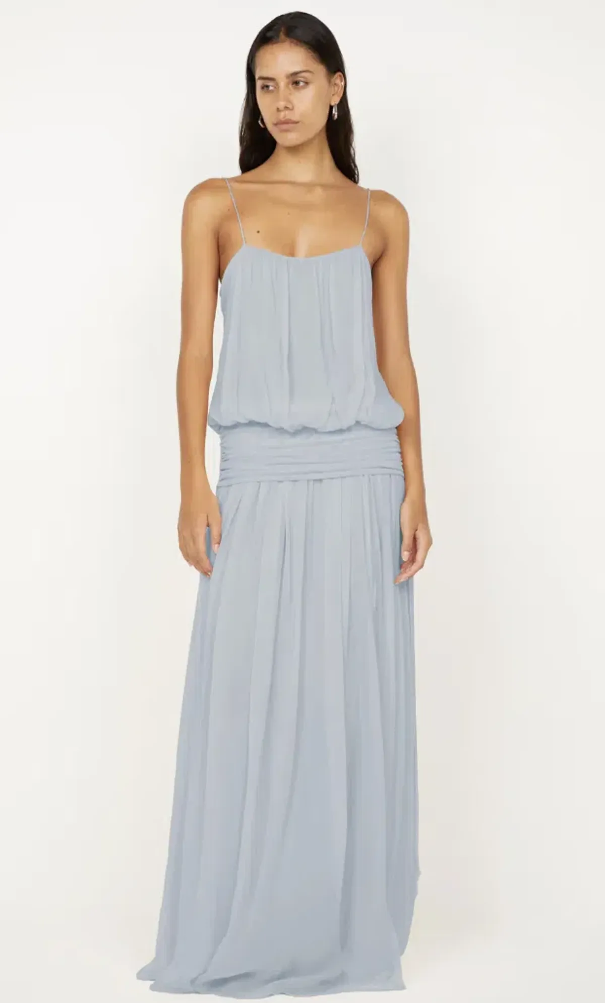 Bec & Bridge Camile Blouson Dress Cloud Blue - 10 - Image 1