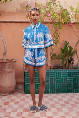Alemais Acacia Cropped Shirt and Short Set Size 8 for rent on The Volte - image 1