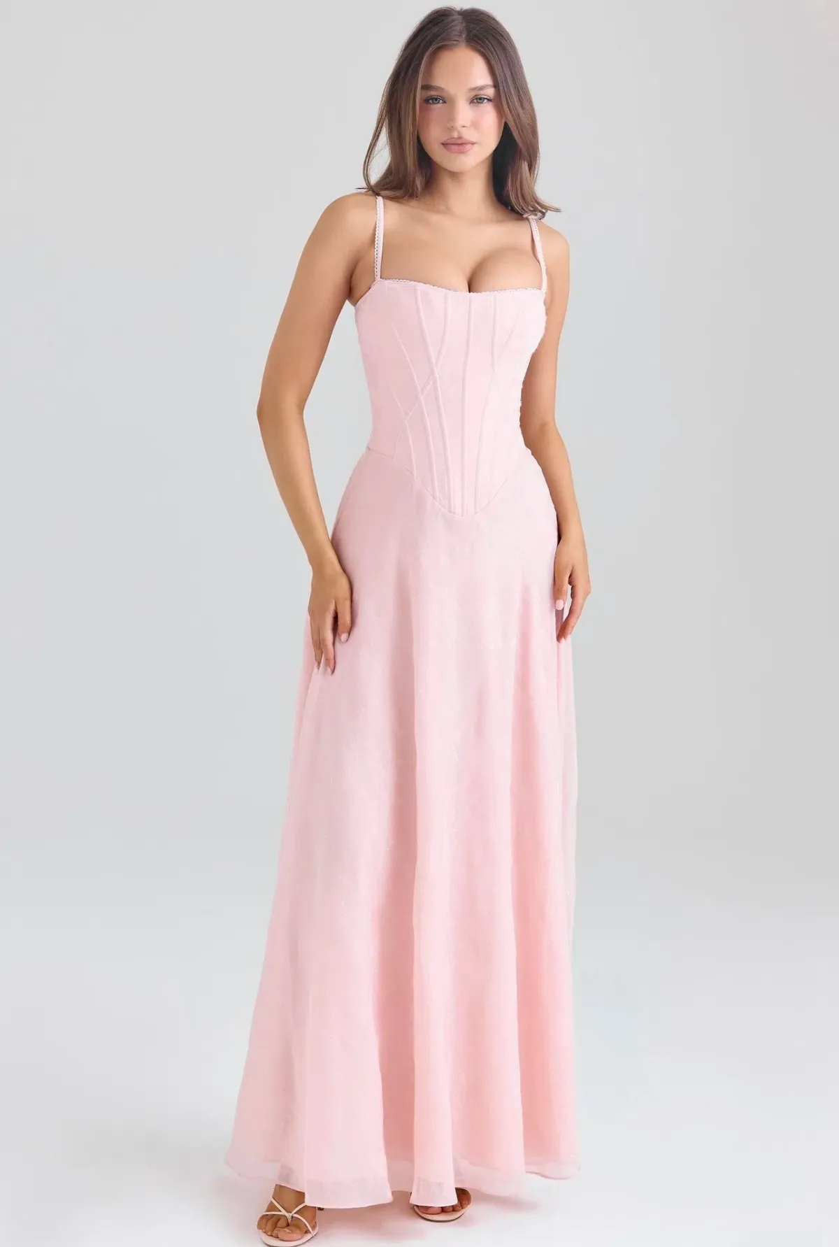 House of CB Esme blush pink maxi dress size 16 - Image 4