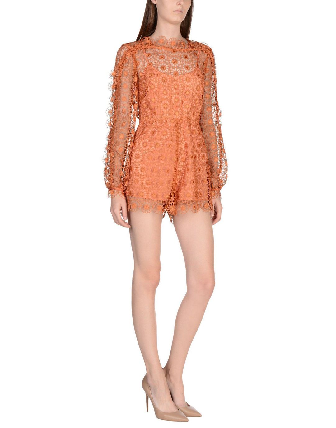Alice McCall Orange Playsuit size 6 for rent on The Volte - main image