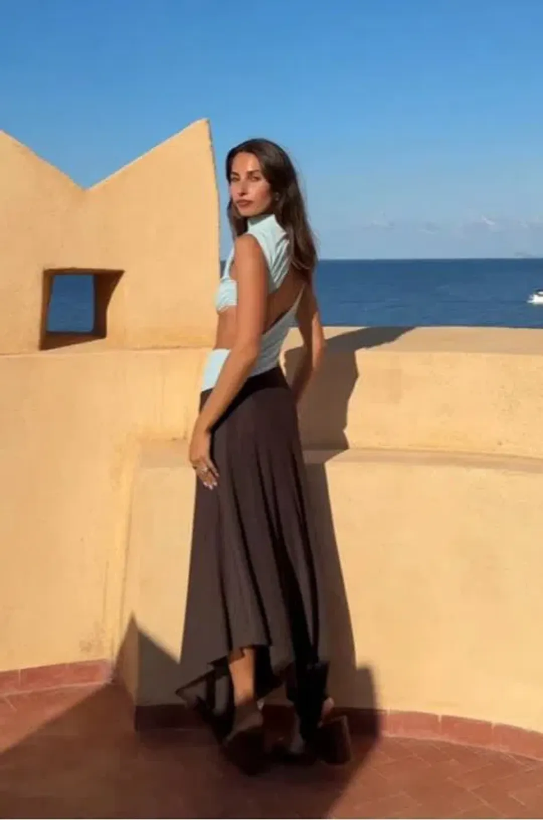 Bec & Bridge Conni Asym Midi Dress Size 10 for rent on The Volte - main image
