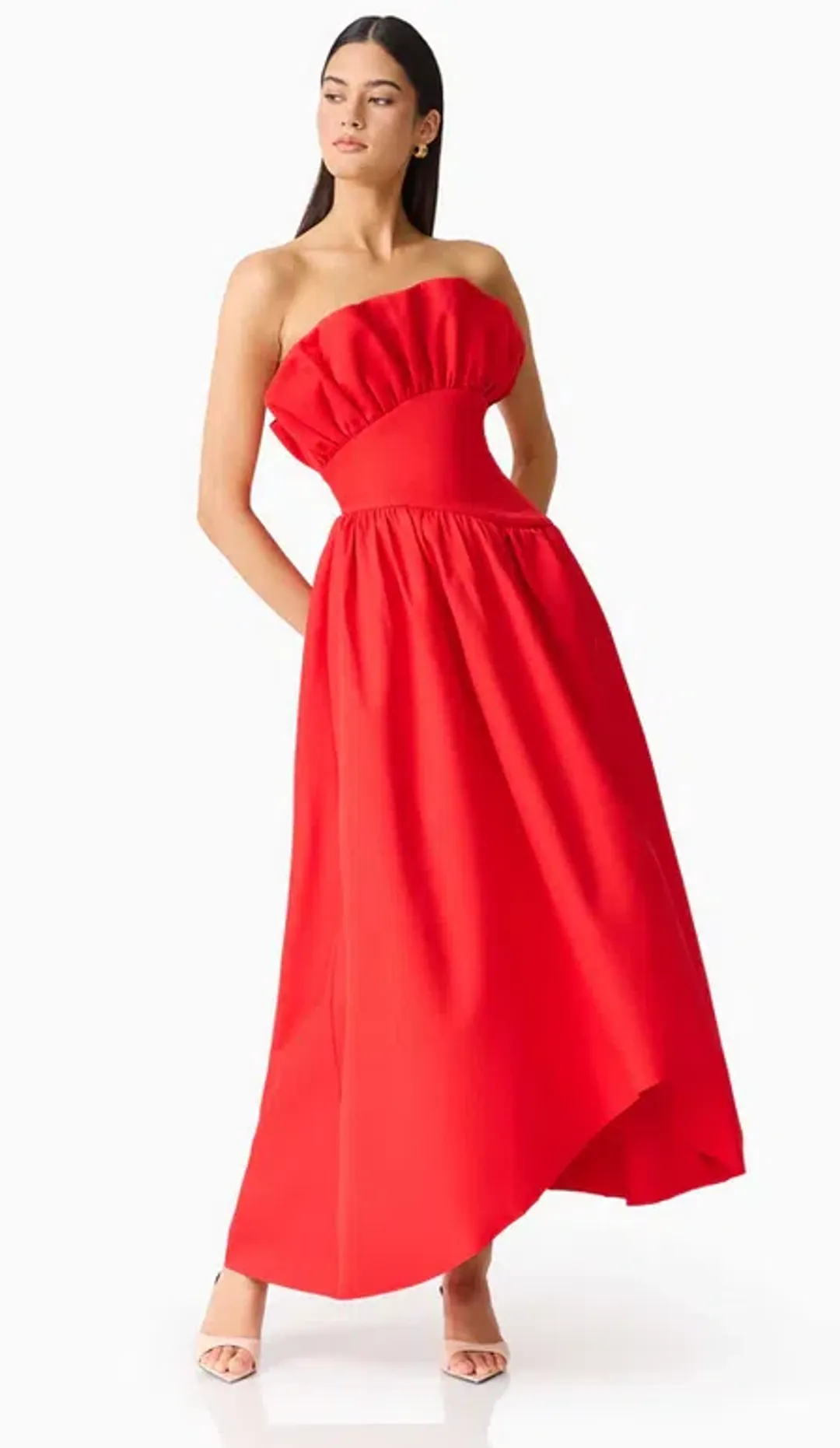 Elliatt Laurel Sleeveless Maxi Dress In Red size S (AU8) for rent on The Volte - main image
