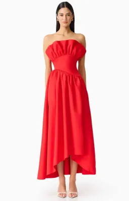 Elliatt Laurel Sleeveless Maxi Dress In Red size S (AU8) for rent on The Volte - image 1